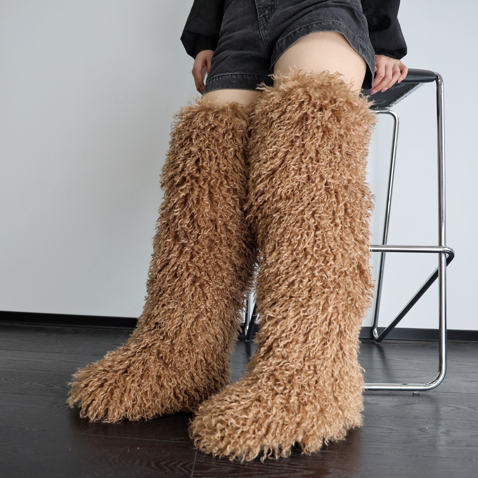72cm imitation tan sheep Caramel Mocha