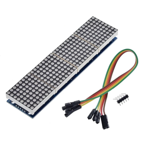 MAX7219 Punktmatrix-Modul für Arduino-Mikro controller 4 in einem Display mit 5P-Leitung