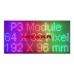 Крытый точечный матричный полноцветный светодиодный экран модуль P3 64x32 - Product Image 6