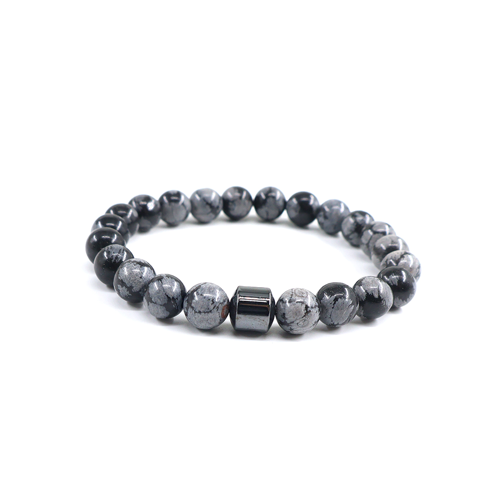 Obsidienne de flocon de neige
