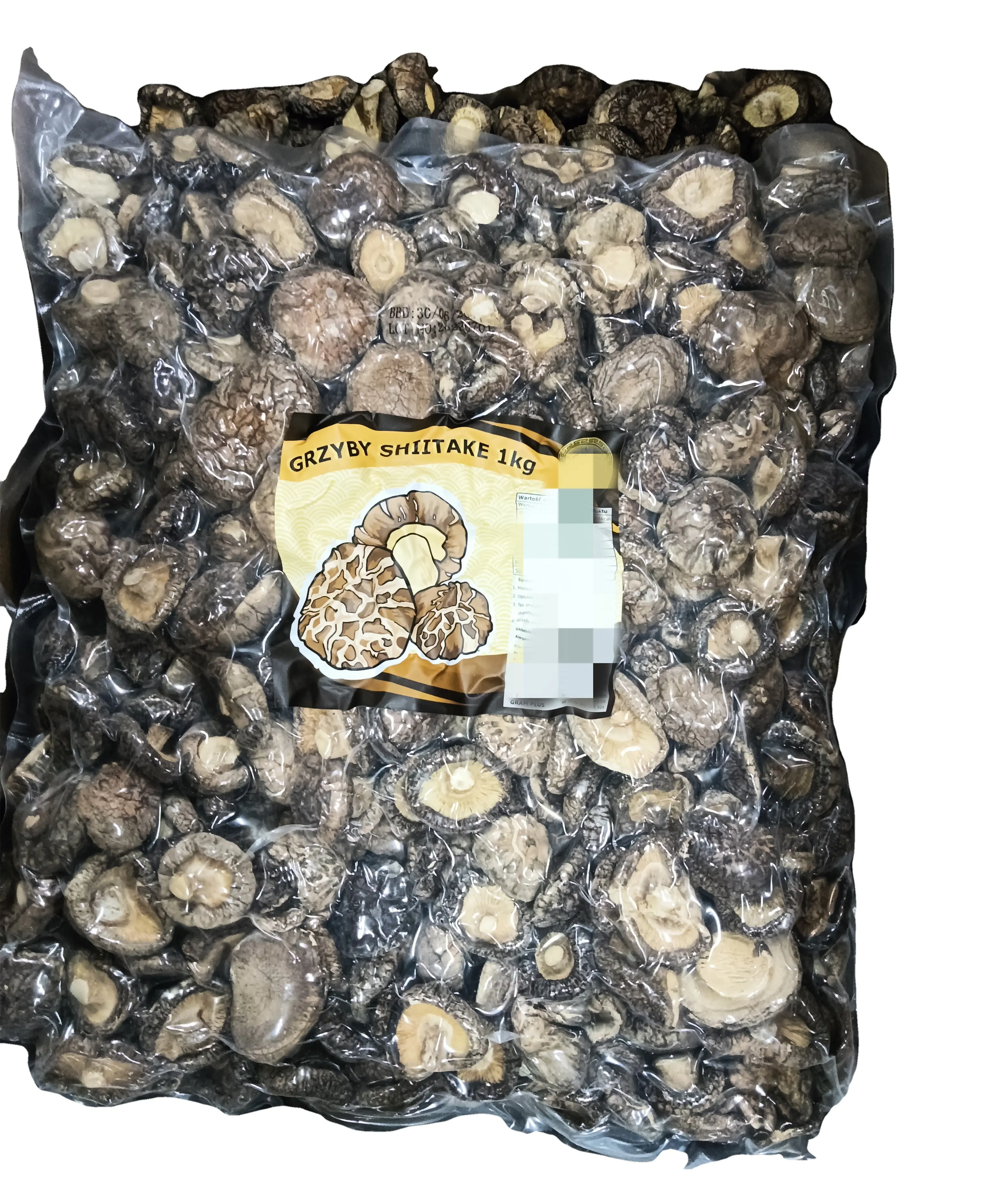 Seta shiitake seca de tallo seco de 1Kg