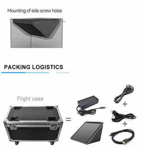סוג איכות אוויר 8 רגל מחשב ip65 27 אינץ 'lcd מסך מגע 500cd תעשייתי צג ממשק vga תעשיות טיהור