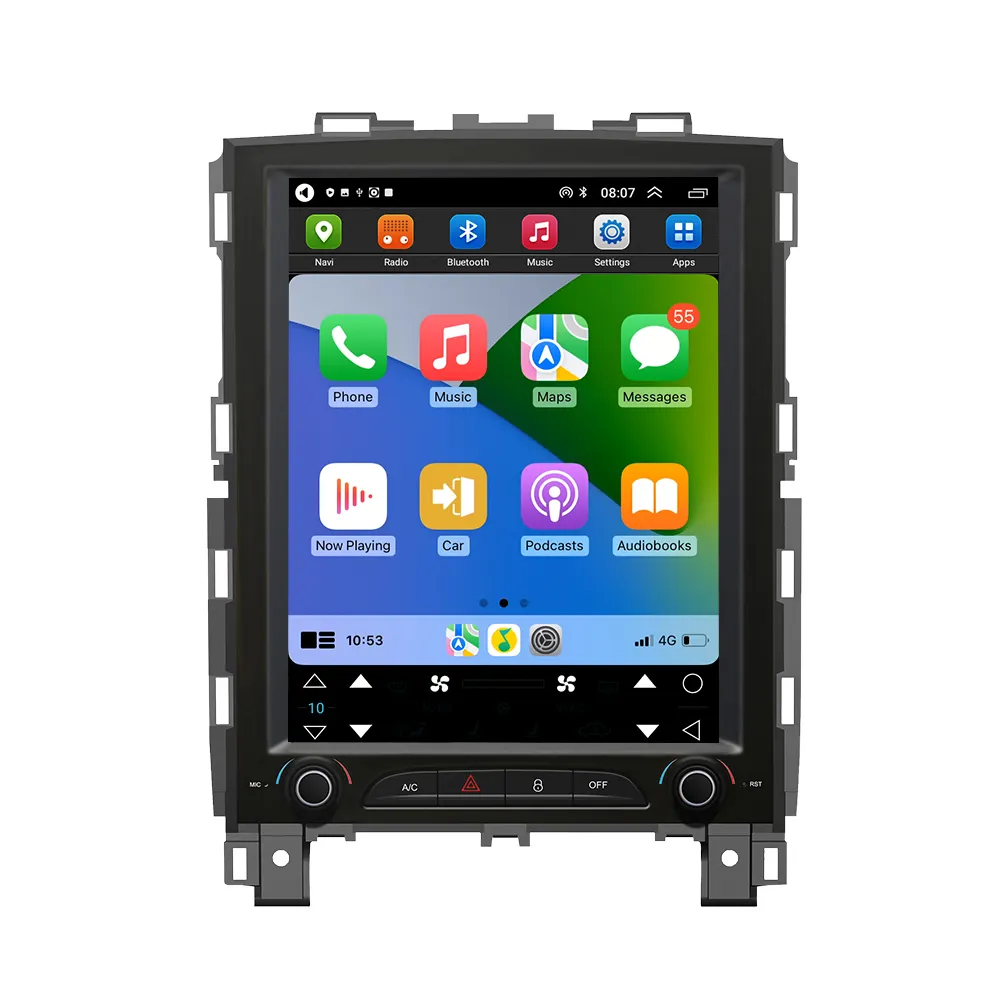 منتج الأكثر مبيعًا راديو سيارة أندرويد تلقائي لرينو كوليوس GPS ملاحة واي فاي مشغل لوحة عدادات ستيريو