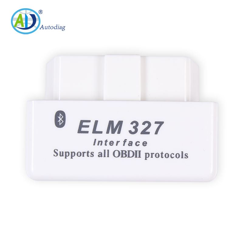 Factory price- OBDii White Smart Car Diagnostic Interface with Super MINI ELM327 With BT wireless