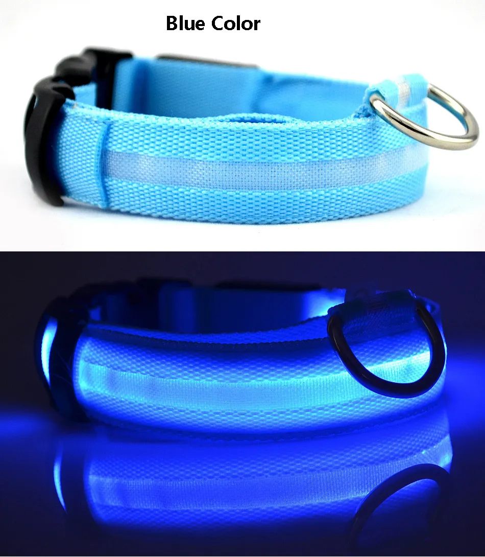 Il collare per cani incandescente resistente all'acqua tagliabile si illumina, anello per collana ricaricabile USB per cani di piccola, media, grande taglia