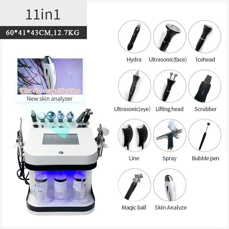 White 11 in 1 (with skin analysis head)