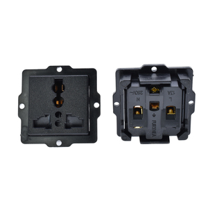 Manufacturer Power Outlet 13A250V Multifunction Universal EU US AU UK Power <strong>Socket</strong> <strong>With</strong> Safety <strong>Shutter</strong> Wall Desktop <strong>Socket</strong> - Product Image 2