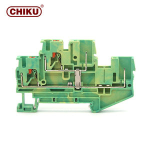 CHIKU RPV2.5 Alimentación a través de riel DIN Plástico Latón Empuje en conexión Conector de bloques de terminales de resorte - Product Image 4