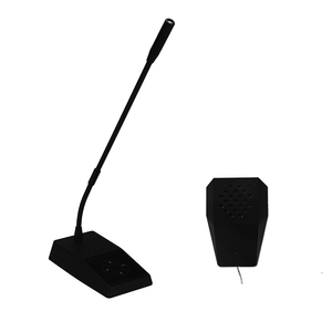 Two <strong>Way</strong> Audio Communication Service Window Counter Full Duplex <strong>Intercom</strong> Kits - Product Image 2