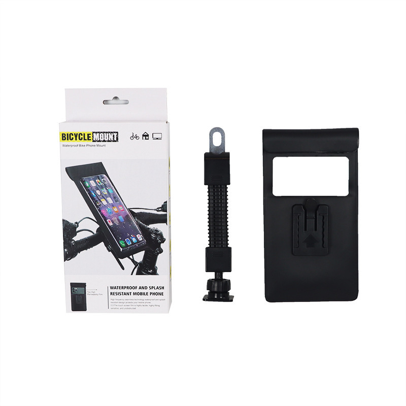 Support de tige de rétroviseur de moto noir