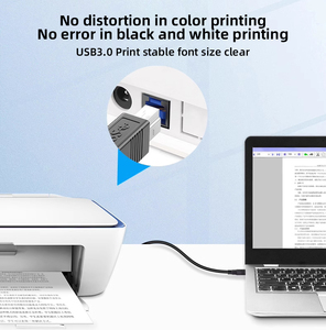 สาย3.0เครื่องพิมพ์ต่อขยายแบบ USB 3.0 B ชนิด BM สำหรับตัวผู้สายเครื่องพิมพ์ USB3.0สายเครื่องพิมพ์3.0 USB 1เมตร - Product Image 2