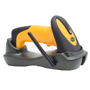 Escáner de detección automática láser de alta calidad, lector de mano 1D 2,4G, escáner de código de barras inalámbrico - Product Image 4