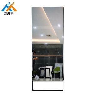 Espejo táctil inteligente para fitness, reproductor de publicidad lcd con Sensor de movimiento, personalizado, 32/43/49/55/65 pulgadas