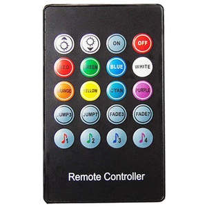 Telecomando a infrarossi ultrasottile per telecomando colorato RGB LED universale 38K IR telecomando 24/28/32 chiavi OEM ODM personalizzato - Product Image 3