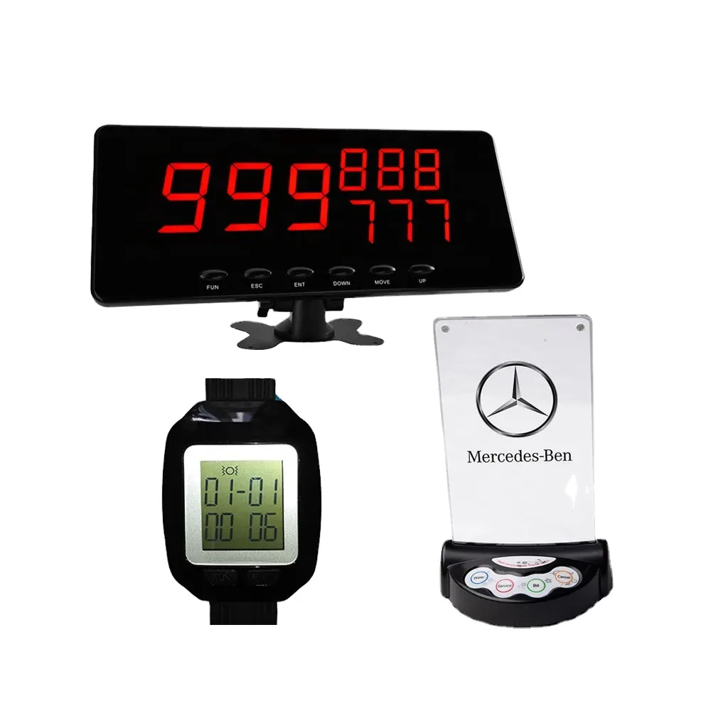 Long range wireless restaurant waiter service table calling system