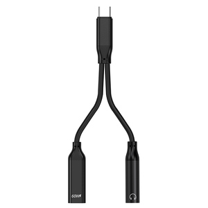 带PD 60w快速充电电缆的定制USB C型至辅助适配器 - Product Image 2