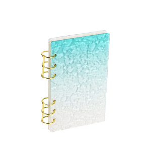 Rõ ràng minh bạch <span class=keywords><strong>Acrylic</strong></span> Loose-Leaf chất kết dính A6 kích thước cho văn phòng trường nhà hàng ngày lưu ý chụp lập kế hoạch Nhật Ký tổ chức - Product Image 1