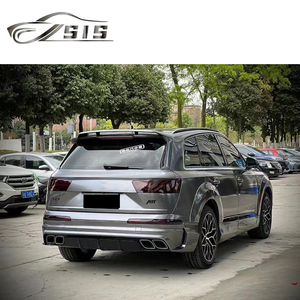 2016-2019年AuDQ7SQ7アップグレードABTワイドスタイルボディキット<span class=keywords><strong>Q7</strong></span>フロントリップリアディフューザーサイドスカートオーバーフェンダーリアスポイラー - Product Image 5