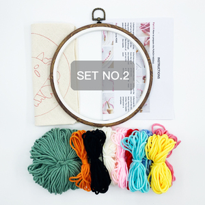 <span class=keywords><strong>Diy</strong></span> Leaf Latch Hook Kits Cho Trẻ Em Mới Bắt Đầu, Rug Hooking Thủ Công Đan Thêu <span class=keywords><strong>Kit</strong></span> Punch Needle Starter <span class=keywords><strong>Kit</strong></span> Với Punch - Product Image 4