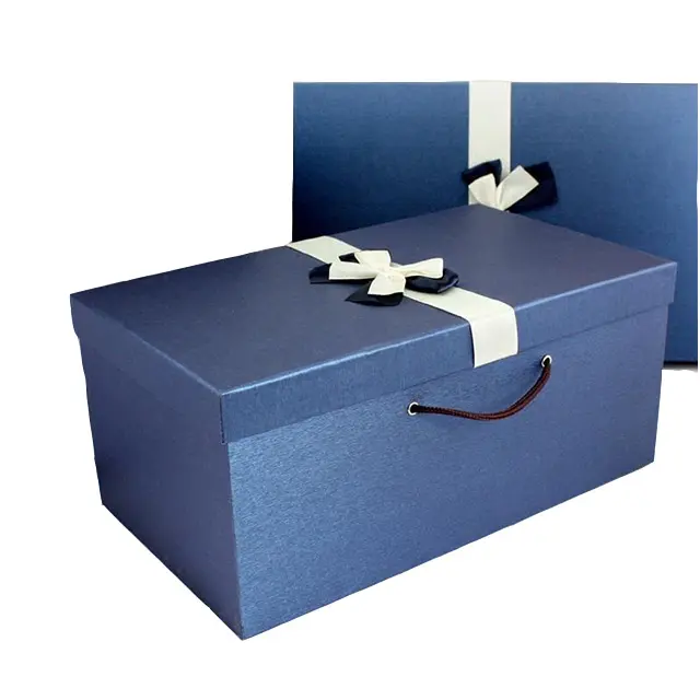 Plus Bule Geschenkdoos Gift Box Koreaanse Stijl Rechthoekige Kerst Cadeau Kleding Trouwschoenen Doos