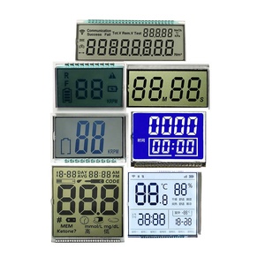 Monochrome LCD Manufacturer 3 <strong>4</strong> 5 6 <strong>7</strong> <strong>Digit</strong> Liquid Crystal TN HTN FSTN STN <strong>7</strong> <strong>segment</strong> custom <strong>segment</strong> lcd custom lcd <strong>display</strong> - Product Image 1