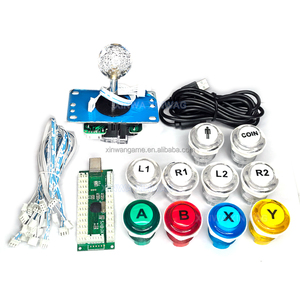 DIY SANWA Джойстик набор светодиодных кнопок с нулевой задержкой USB PC MAME аркадная палка для Raspberry Pi TV BOX монетоприемник игровой автомат - Product Image 2