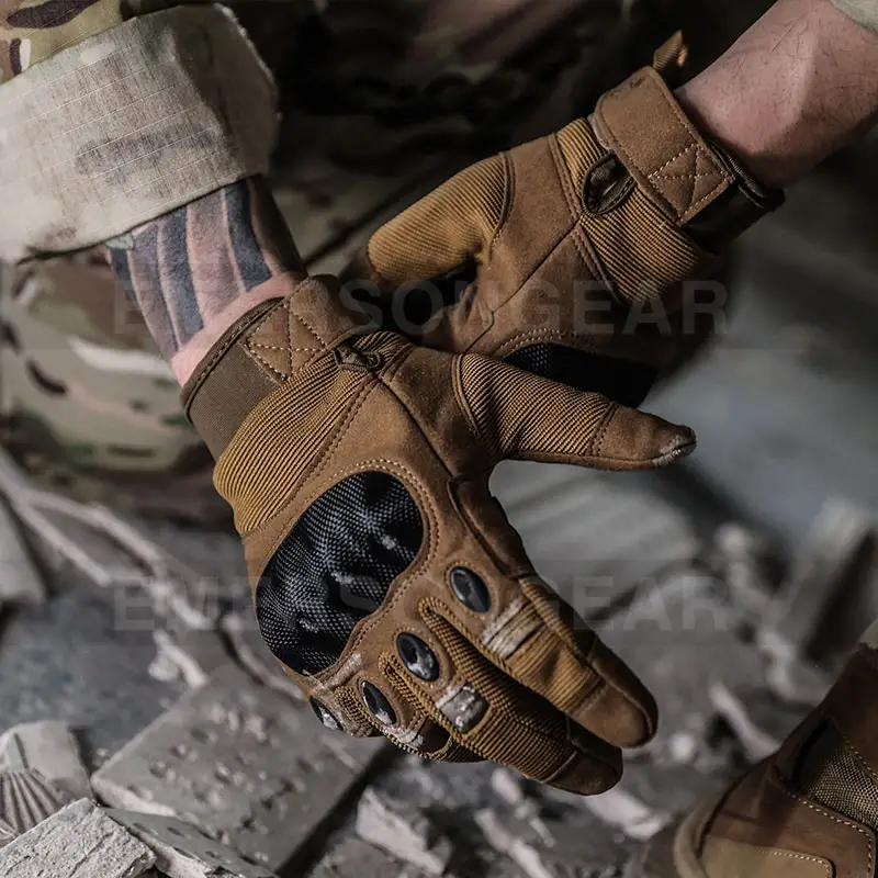Emersongear Full Finger Hunting Gloves Outdoor Sports Cycling Tactical Gear Shooting Tactical Combat Gloves
