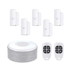 Sistema de alarma inteligente para el hogar, Sensor de contacto para puerta con control remoto y Sensor de movimiento Pir, aplicación Tuya, Wifi - Product Image 1