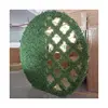 New Design PVC 2 m Circular Artificial Grass Round Wall Wedding Backdrop Panel for Wedding Party Decorations
