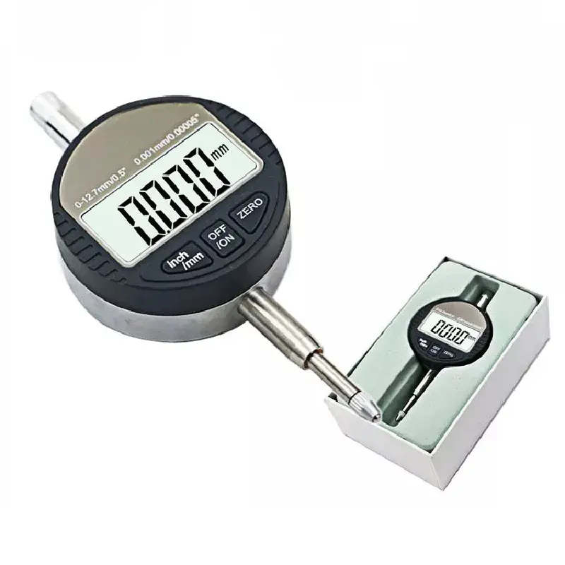 0.001Mm Elektronik Micrometer 0.00005 "Digital Mikrometer Metrik/Inci Kisaran 0-12.7Mm/0.5" Dial Indicator Gauge Meter