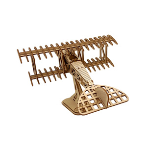 3D yaratıcı ahşap bulmaca Gliders egzersiz beyin gücü ve sabır için eğitim DIY oyuncak - Product Image 1