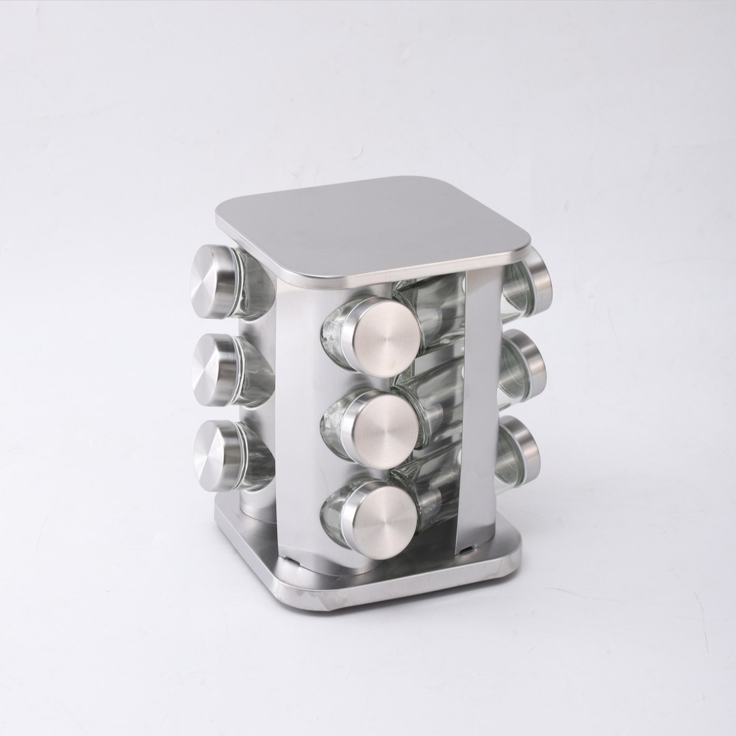 Carré argenté 12 pots