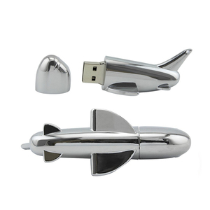 热销创意金属u盘外壳飞机个性USB2.0接口u盘商务礼品u盘 - Product Image 1