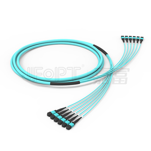 72 çekirdekli MPO-MPO Fiber konektör OM3 3m çok modlu yüksek yoğunluklu ağ Jumper kablosu yüksek yoğunluklu veri merkezi iletişim kabloları - Product Image 1
