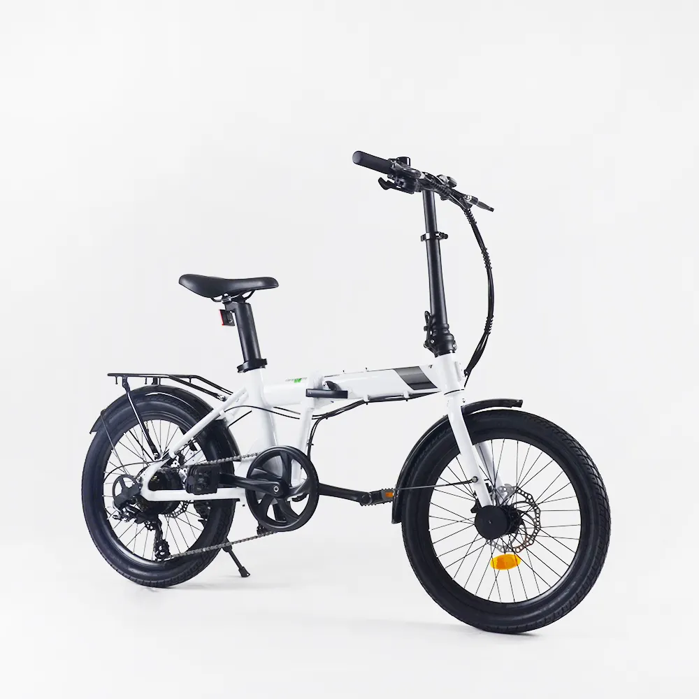 Bici elettrica E-Bike Ebike Hottech bicicletta pieghevole pieghevole 250w 36v 20 pollici 36V 5.2ah multifunzionale Ce motore mozzo posteriore Brushless