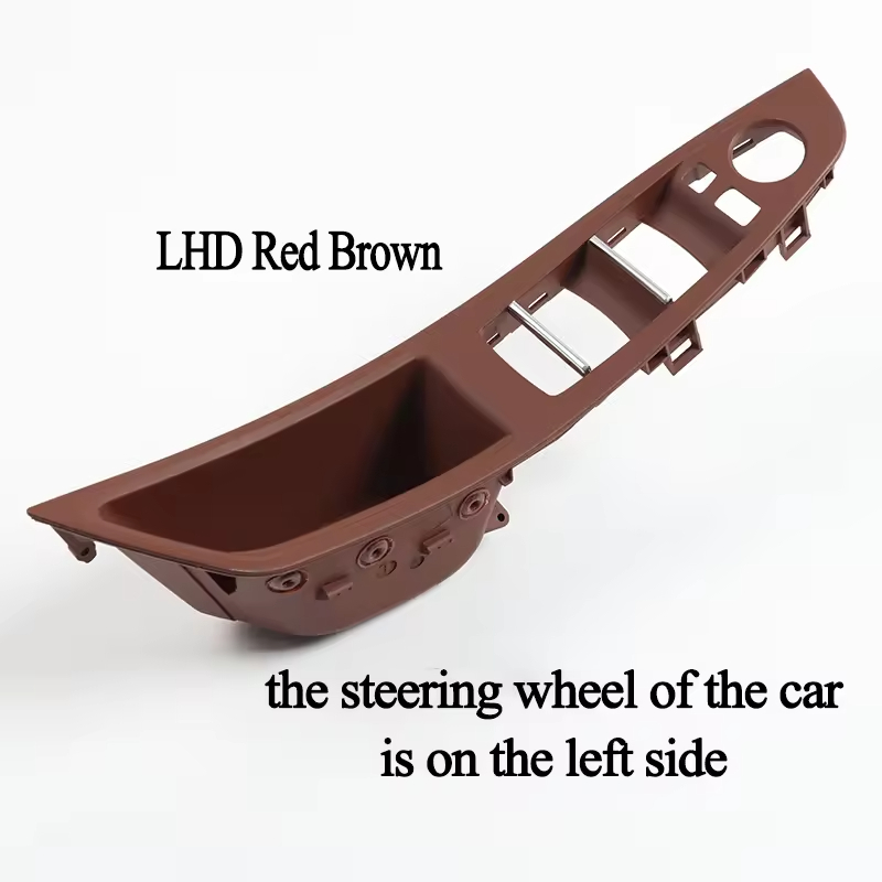 Driver inner handle LHD red brown