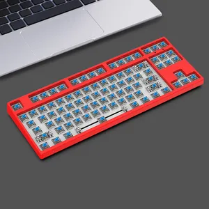DIY Wired Mechanical <strong>Keyboard</strong> Kit With Blue Switch Plug and Plug Hot Swappable for PC Hot Swap Switch With Backlit Computer Part - Product Image 5
