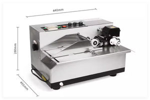 MY-380 Verfalls datum Chargen code Drucker Chargen nummer Heiß prägen Datum Codier maschine Edelstahl Ablaufdatum Maschine - Product Image 6