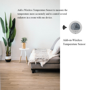 El sensor de temperatura inteligente de la habitación se combina con la válvula del radiador para controlar la temperatura del radiador de la habitación - Product Image 6