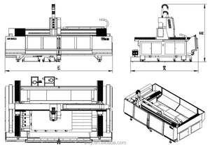2024 AGM Automatische Glas verarbeitung maschinen Horizontales CNC-Glas arbeits zentrum mit digitalem Glas konstruktion programm - Product Image 2