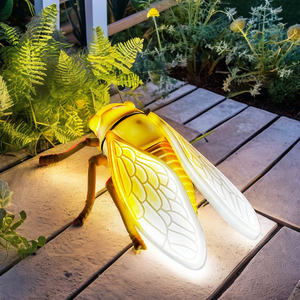 IP65 dekoratif aydınlatma böcek açık su geçirmez led dekor ışık ağaç gövdesi için simülasyon cicada - Product Image 1