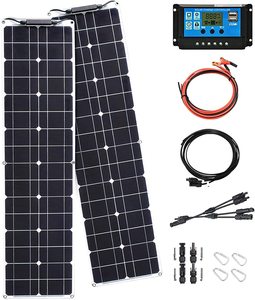 <span class=keywords><strong>Kit</strong></span> pannello solare portatile flessibile ETFE mono completo 200W 400W 800watt caricabatterie per sistemi di energia solare per auto da campeggio domestica