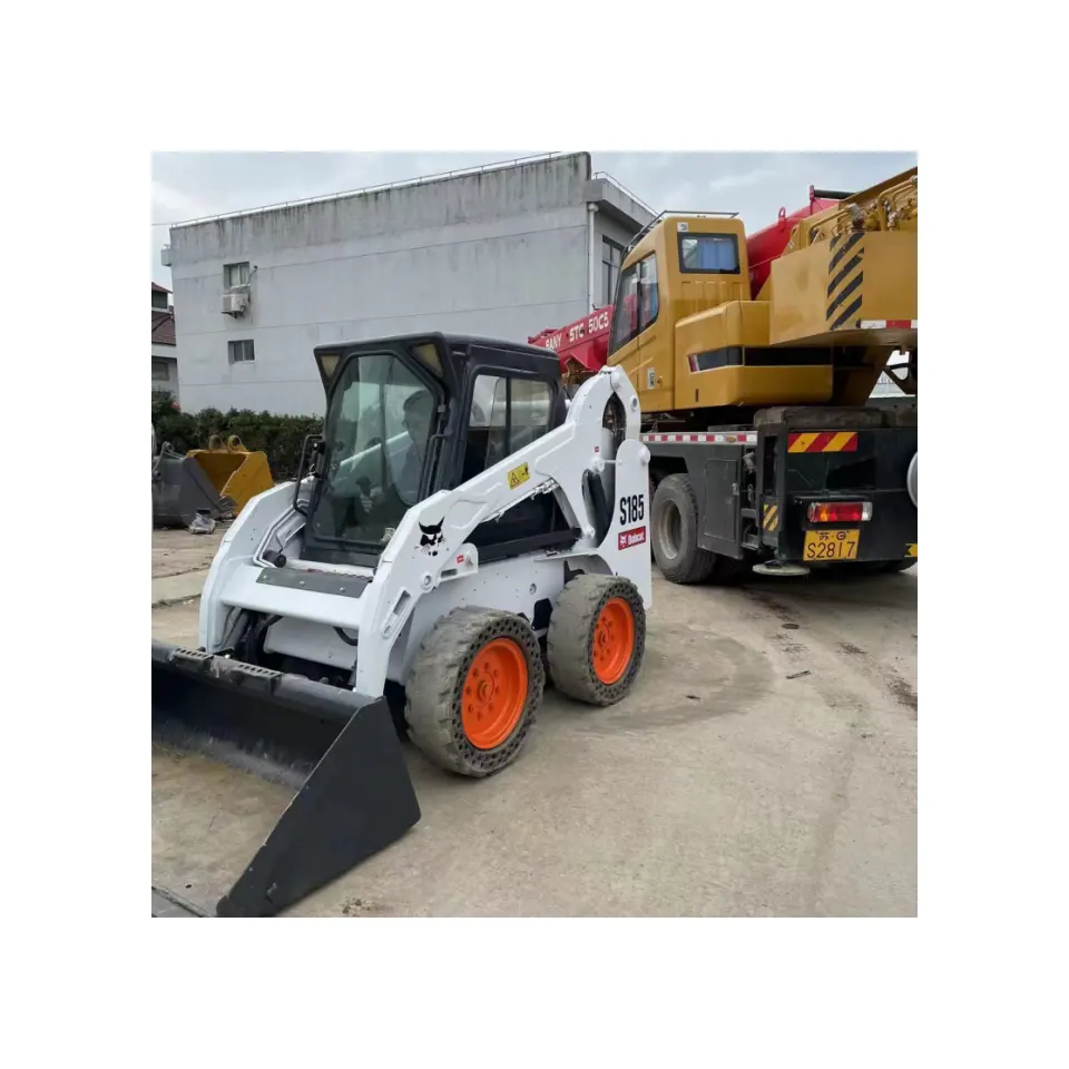 Bobcat Loaders Wheel S185 S300 S450 Mini Track Skid Steer Cargadora articulada Usado Original Proporcionado Cargadora frontal 1 Ton 2016