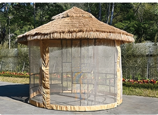 pavillon + rideau latéral fin