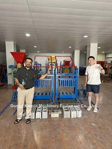 Nông thôn đơn giản Hướng dẫn sử dụng máy làm gạch bê tông không được hỗ trợ lồng vào nhau gạch khối hình thành máy - Product Image 3