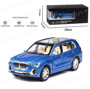 ダイカスト1:24 X7合金車モデルシミュレーション車のおもちゃプルバック音と軽金属コレクション車モデル - Product Image 2