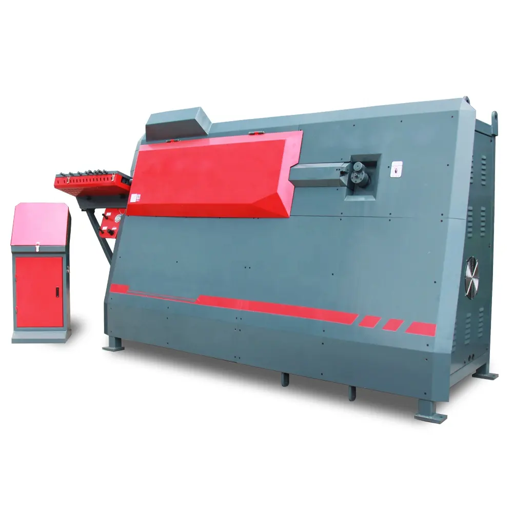 Dobladora de alambre Máquina dobladora de estribos automática de buena calidad Dobladora de alambre CNC 15kw 5.5kw Dobladora de barras de refuerzo