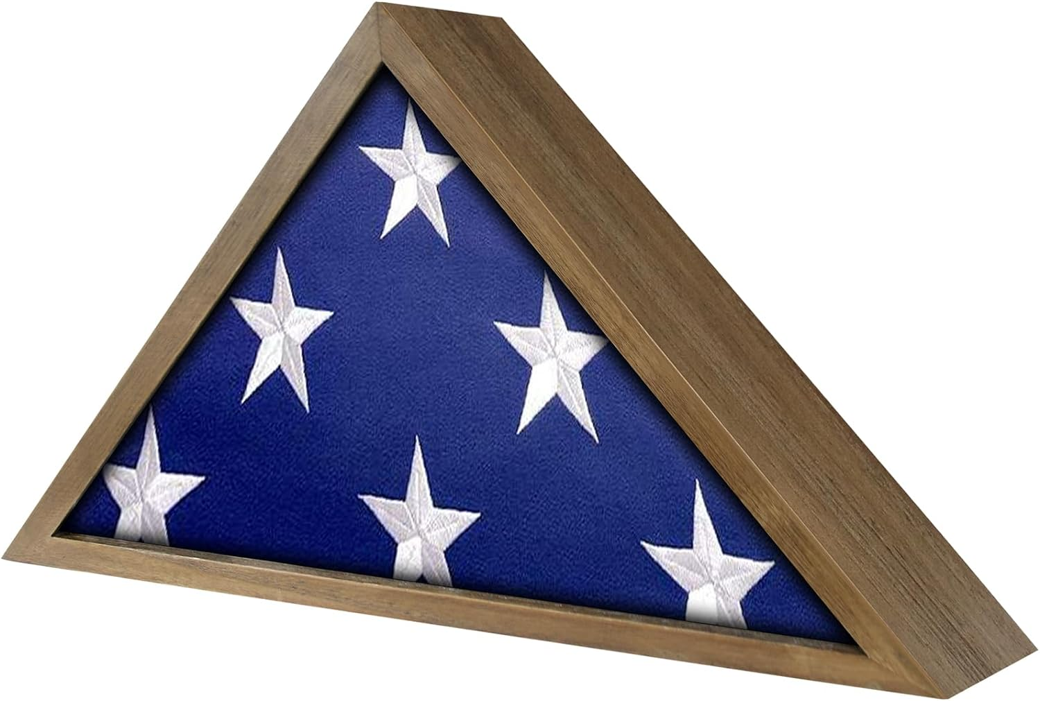 Marco para bandera triangular plegada