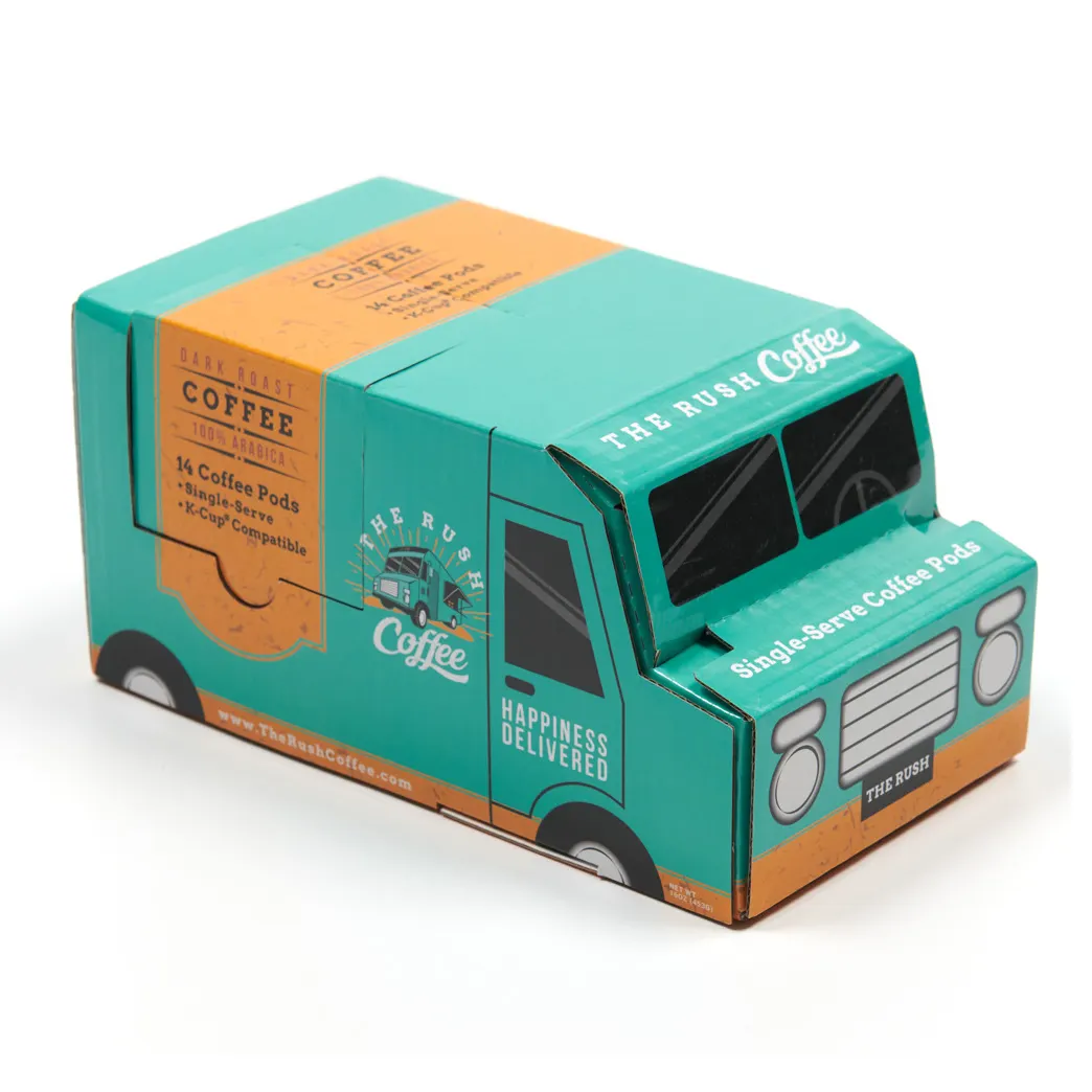 Embalaje Nuevo diseño 2024 caja de regalo de cartón de papel con forma de coche para niño