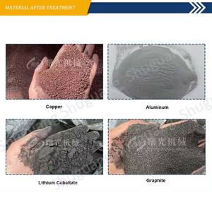 Apparecchiature di frantumazione e smistamento di batterie al litio completamente automatizzate per macchine per il riciclaggio di batterie al litio